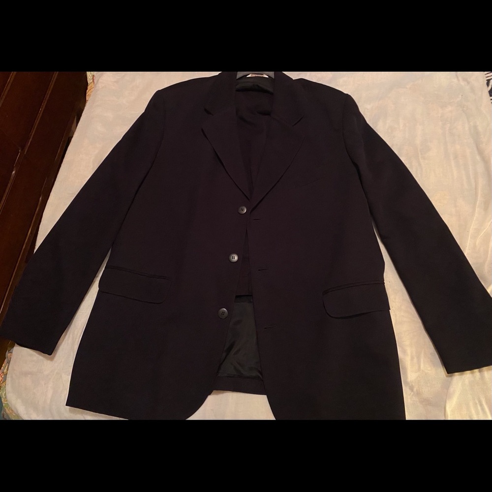 Perry Ellis Menswear black blazer & slacks